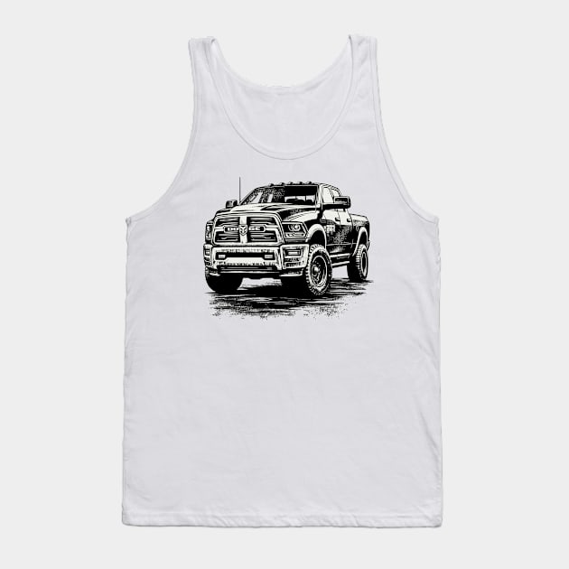 Dodge Ram Tank Top by Vehicles-Art